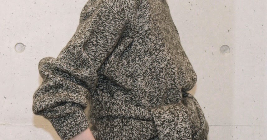 n e p: AURALEE BABY CASHMERE MELANGE KNIT P/O COL.MIX BEIGE